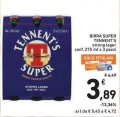 Tennent's - Birra Super