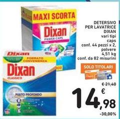 Dixan - Detersivo Per Lavatrice