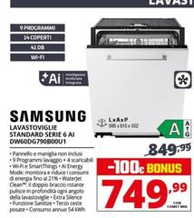 Samsung - Lavastoviglie Standard Serie 6 AI DW60DG790B00U1