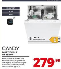 Candy - Lavastoviglie CIP 3E7L0W