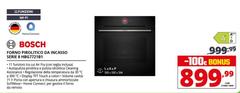 Bosch - Forno Pirolitico Da Incasso Serie 8 HBG7721B1