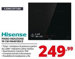 Hisense - Piano Induzione 59 Cm HI6401BSCE