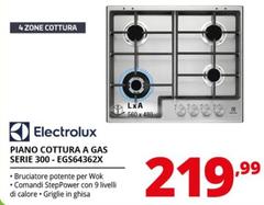 Electrolux - Piano Cottura A Gas Serie 300 EGS64362X 