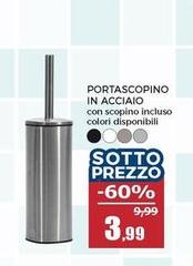 Portascopino In Acciaio