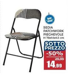 Iper - Sedia Patchwork Pieghevole