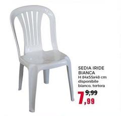 Sedia Iride Bianca