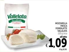 Vallelata - Mozzarella Fresca Fiordilatte