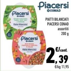 Conad - Piatti Bilanciati Piacersi