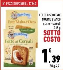 Mulino Bianco - Fette Biscottate