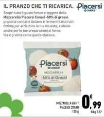 Conad - Mozzarella Light Piacersi