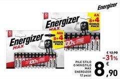 Energizer - Pile Stilo O Ministilo Max