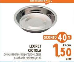 Solo - Ciotola Inox Per Cuccioli