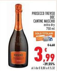 Cantine maschio - Prosecco Treviso DOC
