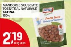 Fatina - Mandorle Sgusciate Tostate Al Naturale