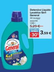 General - Detersivo Liquido Lavatrice 5in 1