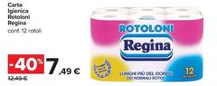 Regina - Carta Igienica Rotoloni