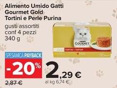 Purina - Alimento Umido Gatti Gourmet Gold Tortini E Perle