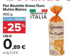 Mulino Bianco - Pan Bauletto Grano Duro