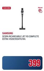Samsung - Scopa Ricaricabile Jet 95 Complete Extra
