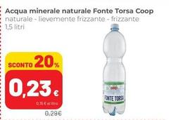 Coop - Acqua Minerale Naturale Fonte Torsa