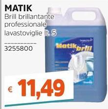 Diversey -  Matik Brill Brillante Professionale Lavastoviglie