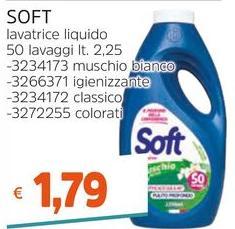 Soft - Lavatrice Liquido Muschio Bianco