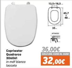 Solo - Copriwater Quadrarco 306061