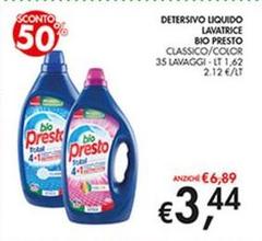 Bio Presto - Detersivo Liquido Lavatrice