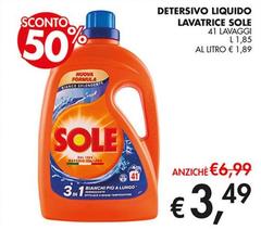Sole - Detersivo Liquido Lavatrice