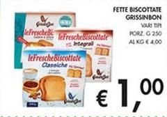 Grissin bon - Fette Biscottate