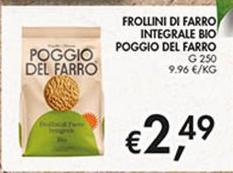 Poggio del farro - Frollini Di Farro Integrale Bio