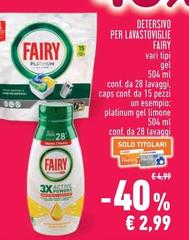 Fairy - Detersivo Per Lavastoviglie