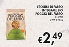 Poggio del farro - Frollini Di Farro Integrale Bio