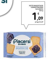 Conad - Fette Biscottate Piacersi