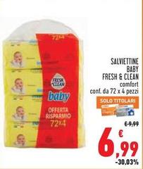 Fresh & Clean - Salviettine Baby