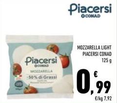 Conad - Mozzarella Light Piacersi