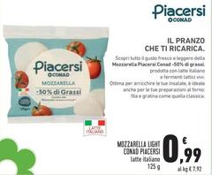 Conad - Mozzarella Light Piacersi