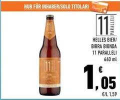 11 Paralleli - Birra Bionda