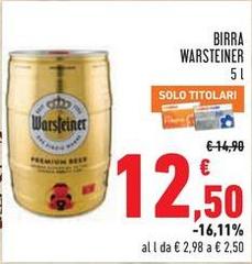 Warsteiner - Birra
