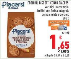 Conad - Frollini, Biscotti Piacersi