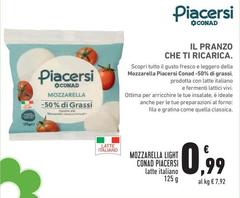 Conad - Mozzarella Light Piacersi