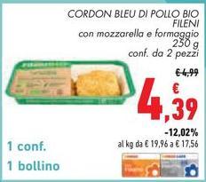 Fileni - Cordon Bleu Di Pollo Bio