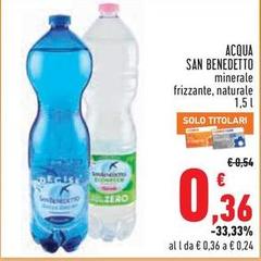 San Benedetto - Acqua