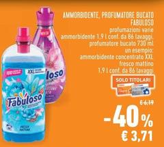 Fabuloso - Ammorbidente, Profumatore Bucato