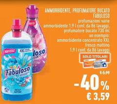Fabuloso - Ammorbidente, Profumatore Bucato
