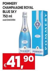 Pommery -  Champaagne Royal Blue Sky