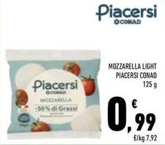 Conad - Mozzarella Light Piacersi