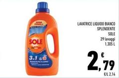 Sole - Lavatrice Liquido Bianco Splendente