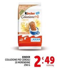 Kinder - Colazione Più Cereali 10 Merendine