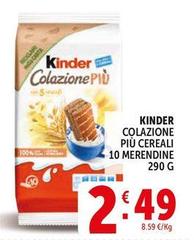 Kinder - Colazione Più Cereali 10 Merendine